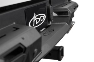 RAM 1500 Bumper - Rear - Addictive Desert Designs - Black Label - Hammer Black - `19-`24